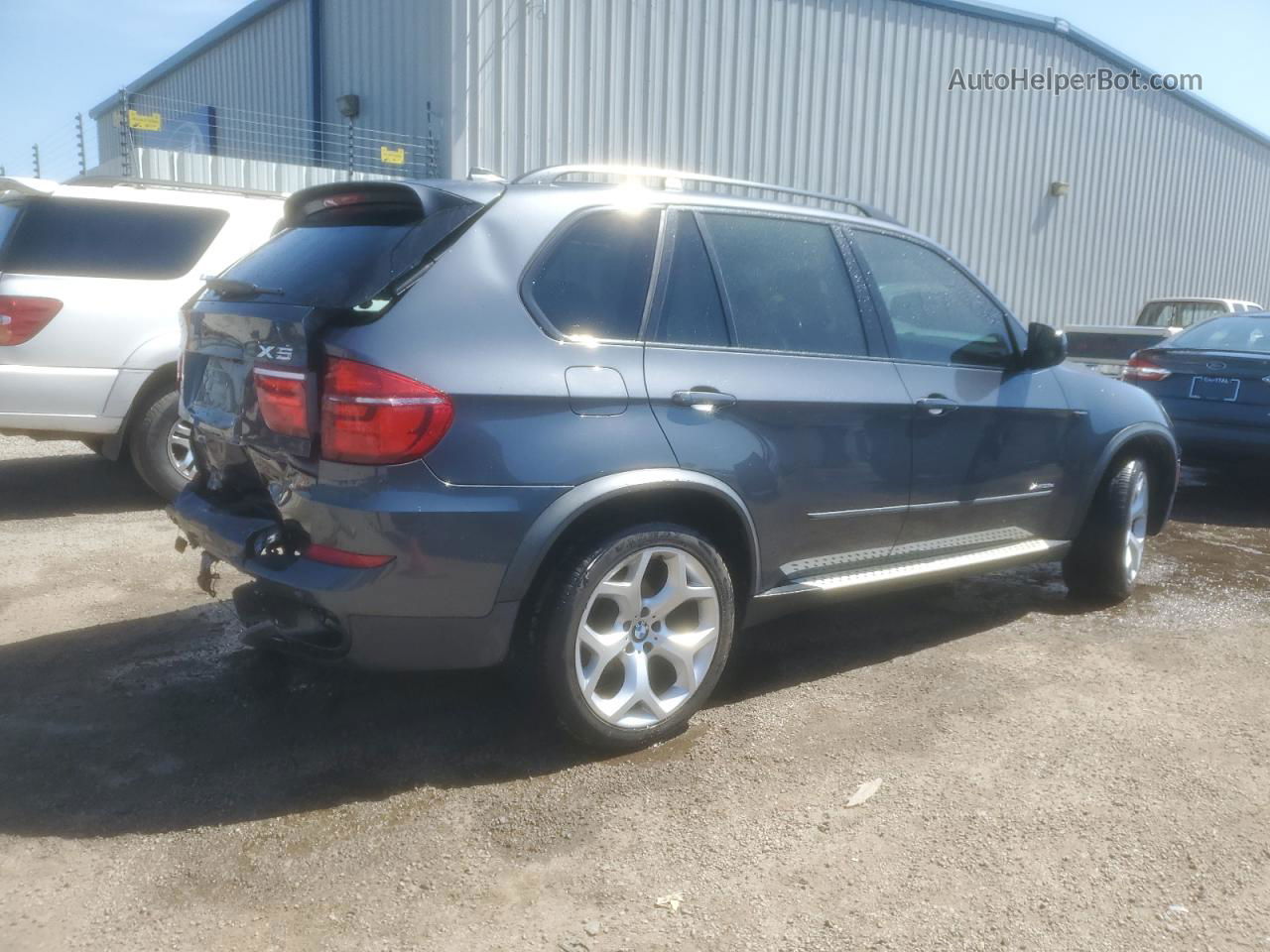 2012 Bmw X5 Xdrive35d Blue vin: 5UXZW0C50CL669898