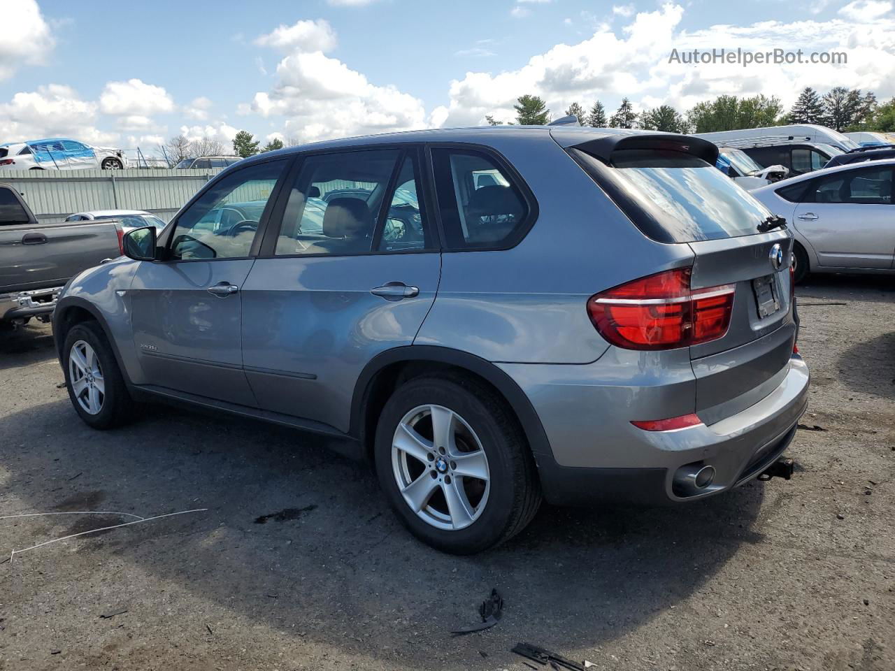 2011 Bmw X5 Xdrive35d Gray vin: 5UXZW0C51BL369950