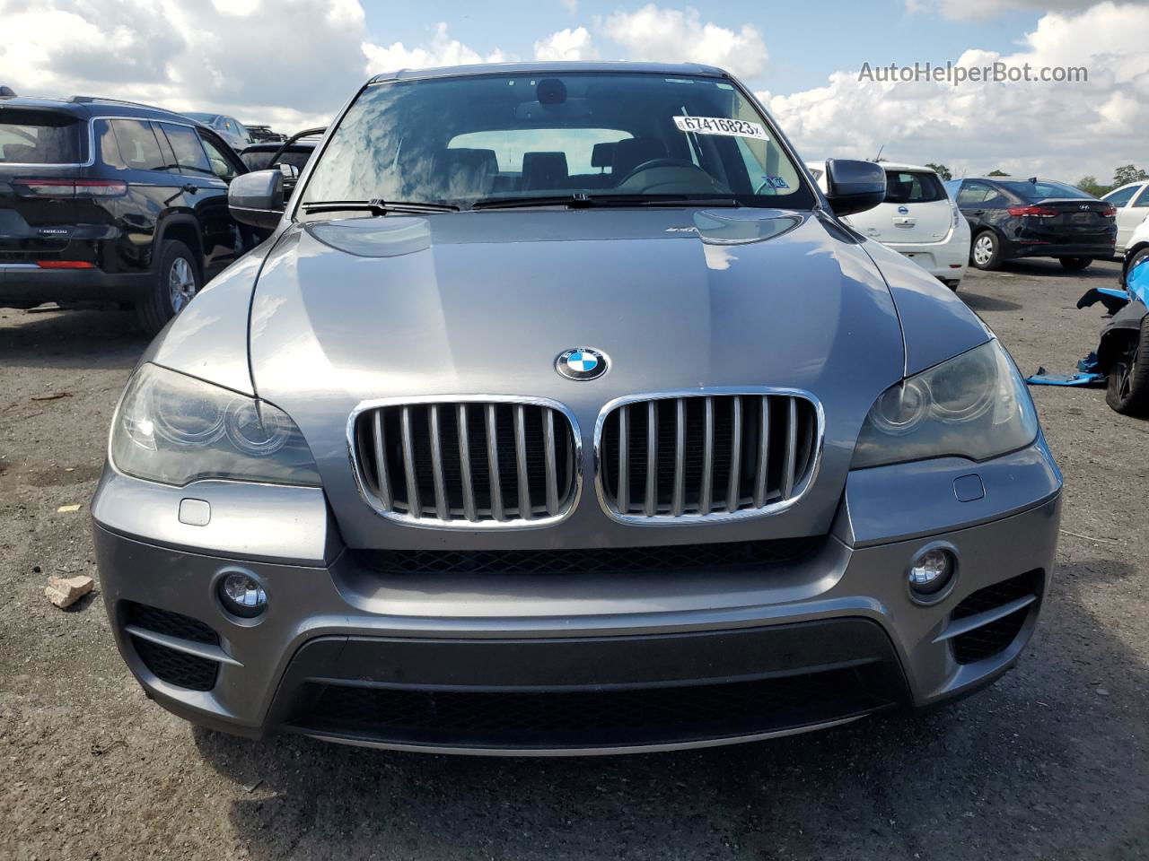 2011 Bmw X5 Xdrive35d Gray vin: 5UXZW0C51BL369950