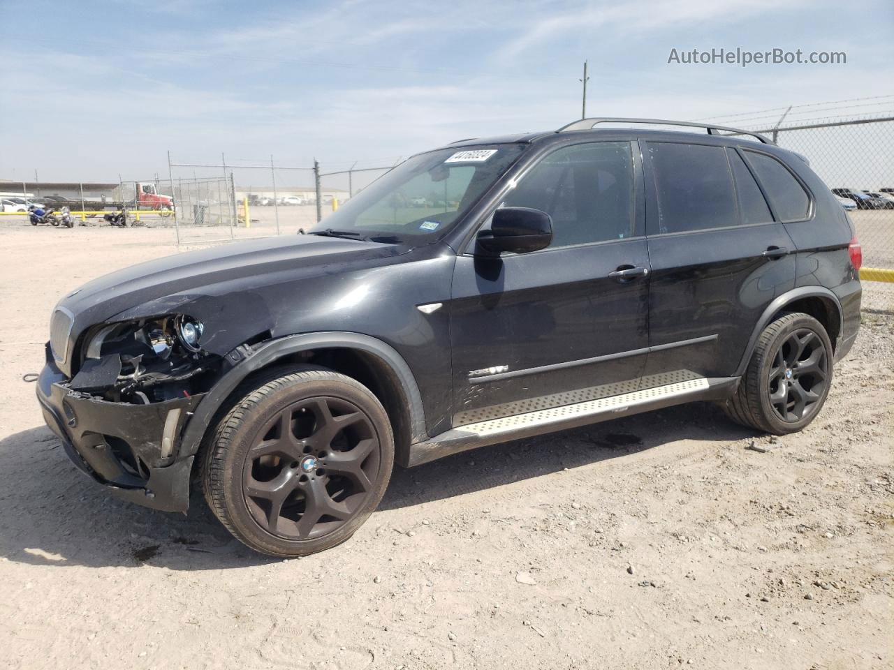 2011 Bmw X5 Xdrive35d Black vin: 5UXZW0C51BL655815