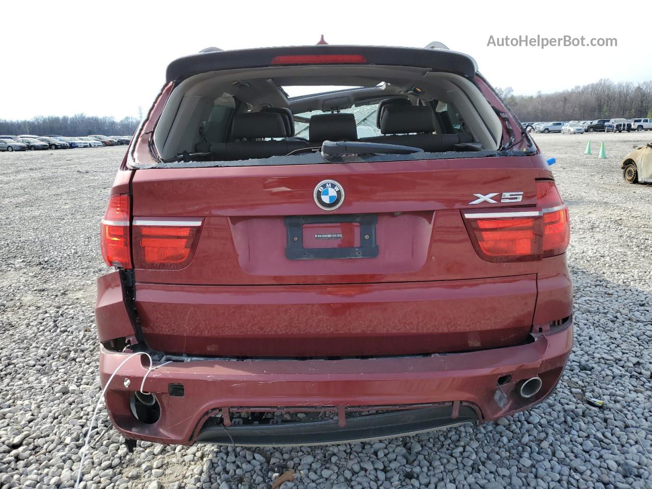 2011 Bmw X5 Xdrive35d Burgundy vin: 5UXZW0C51BL656432