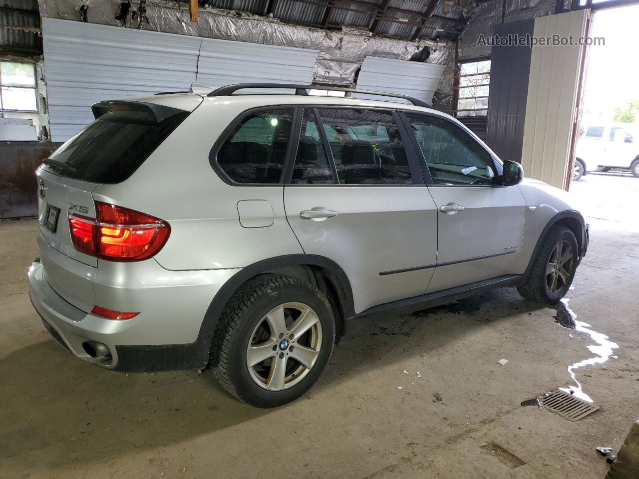 2011 Bmw X5 Xdrive35d Silver vin: 5UXZW0C51BL659573