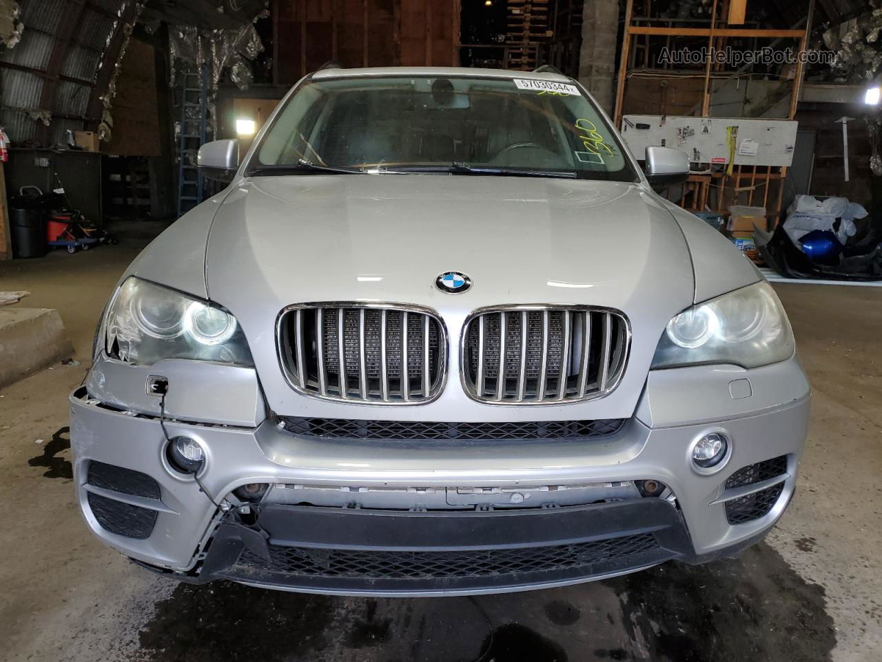 2011 Bmw X5 Xdrive35d Silver vin: 5UXZW0C51BL659573