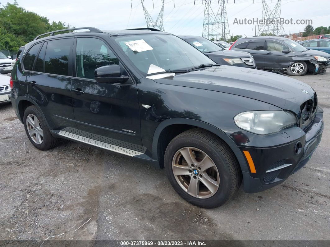 2011 Bmw X5 35d Black vin: 5UXZW0C51BL660206