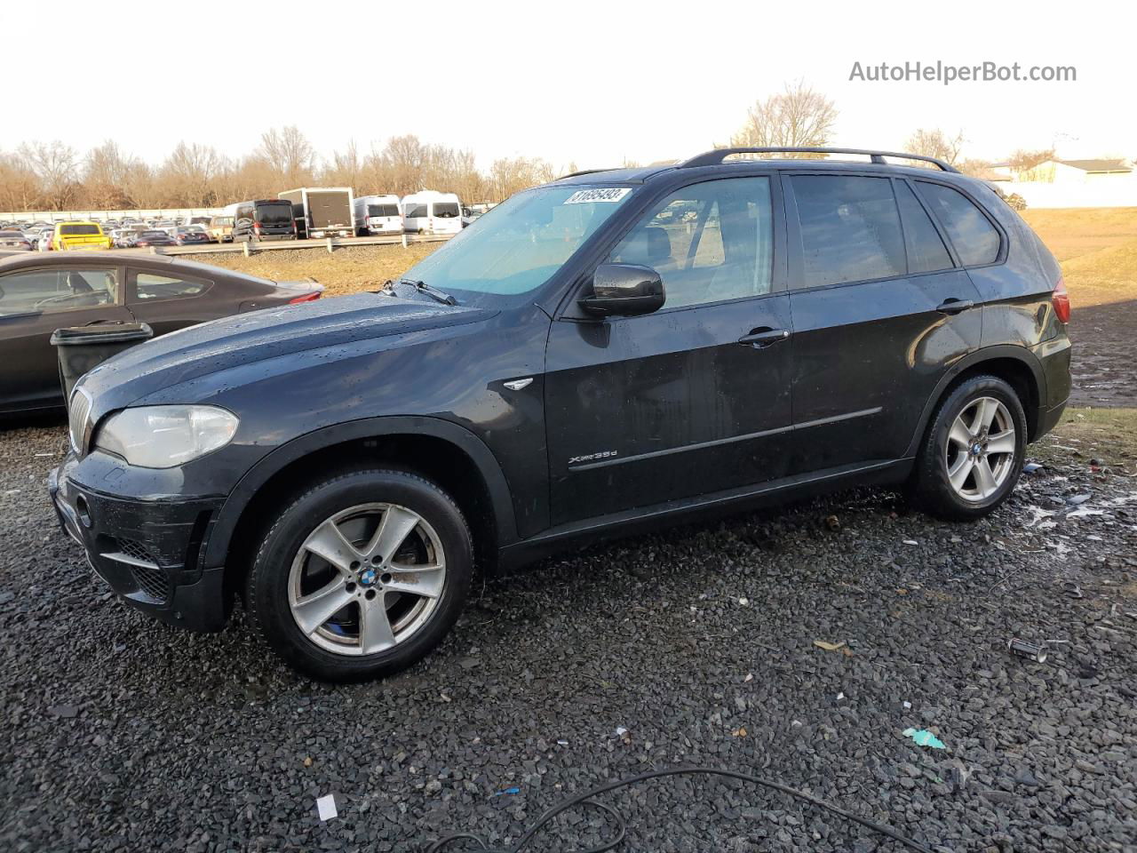 2011 Bmw X5 Xdrive35d Черный vin: 5UXZW0C51BL660495