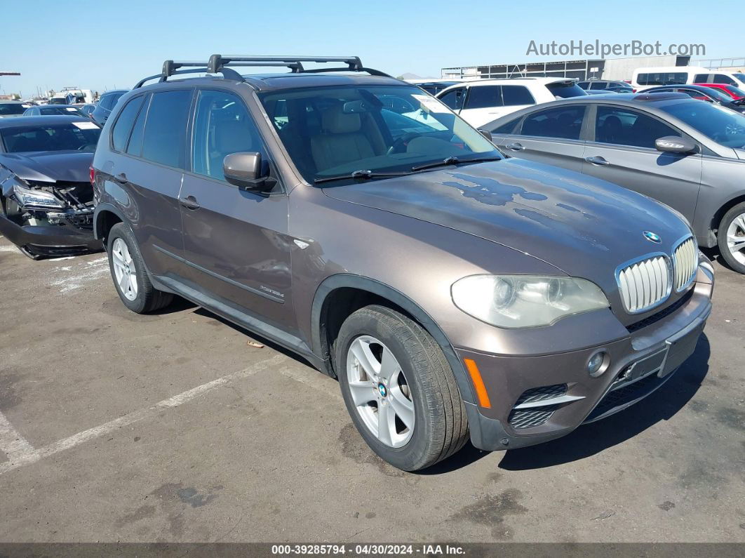 2011 Bmw X5 Xdrive35d Brown vin: 5UXZW0C51BL662361