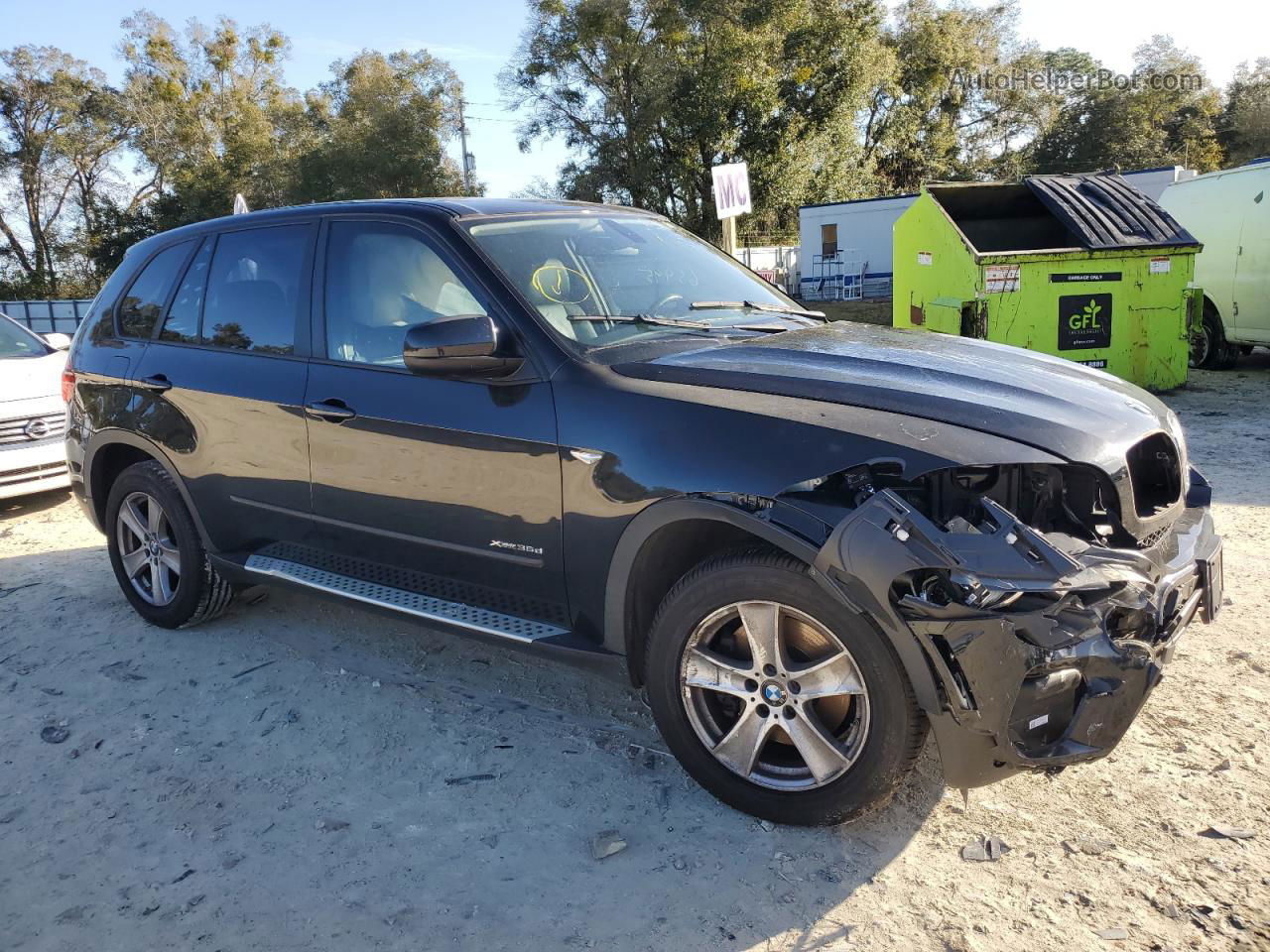 2011 Bmw X5 Xdrive35d Black vin: 5UXZW0C52BL368600