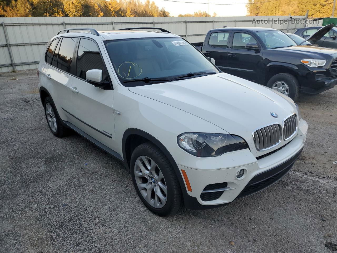 2011 Bmw X5 Xdrive35d White vin: 5UXZW0C52BL368712