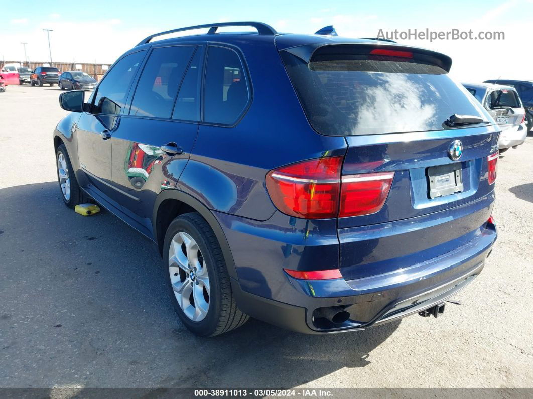 2011 Bmw X5 Xdrive35d Blue vin: 5UXZW0C52BL372162