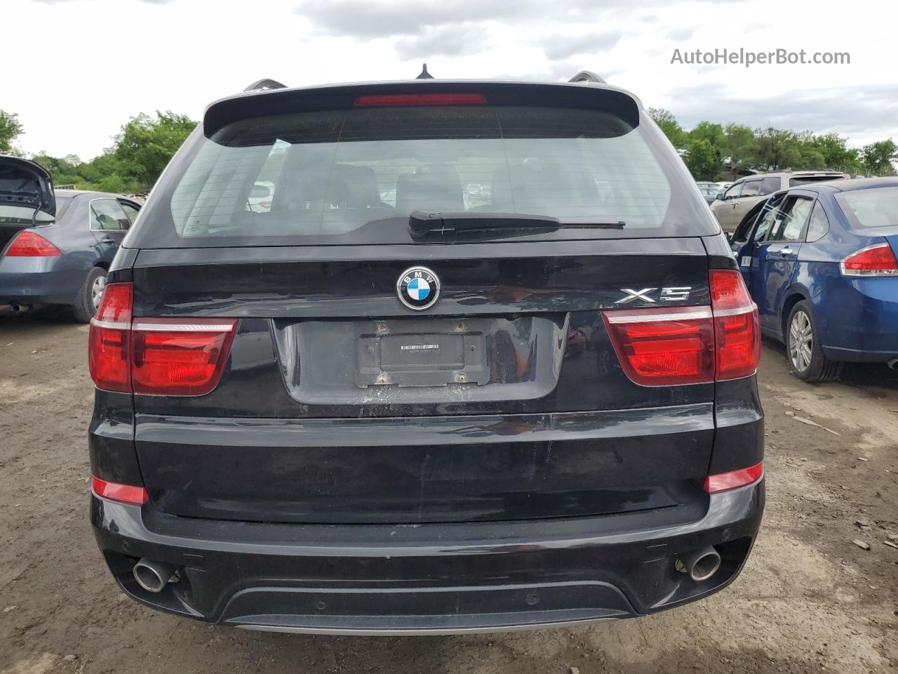 2011 Bmw X5 Xdrive35d Black vin: 5UXZW0C52BL656228