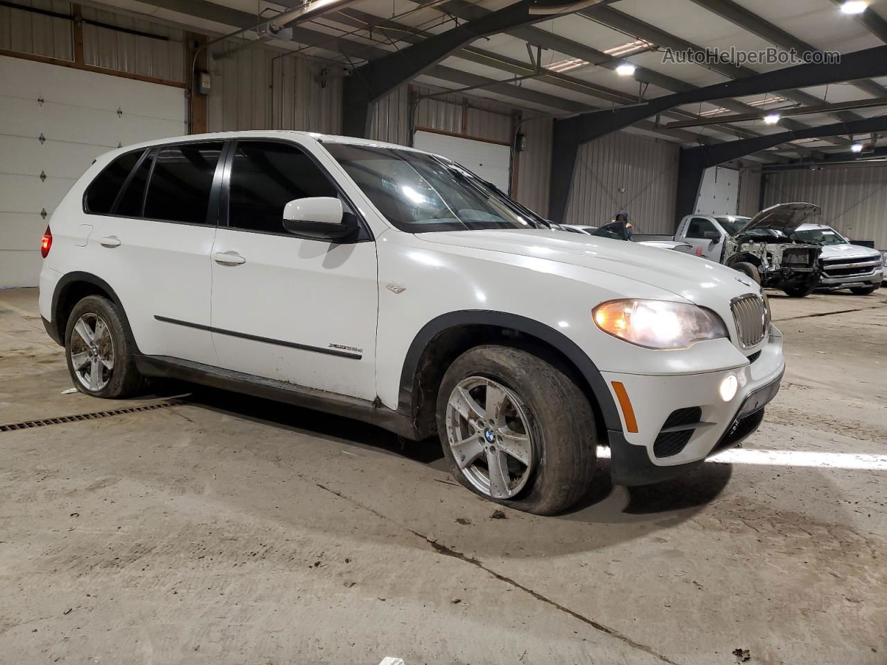 2011 Bmw X5 Xdrive35d White vin: 5UXZW0C52BL657024