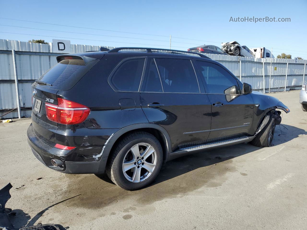 2011 Bmw X5 Xdrive35d Black vin: 5UXZW0C52BL661929