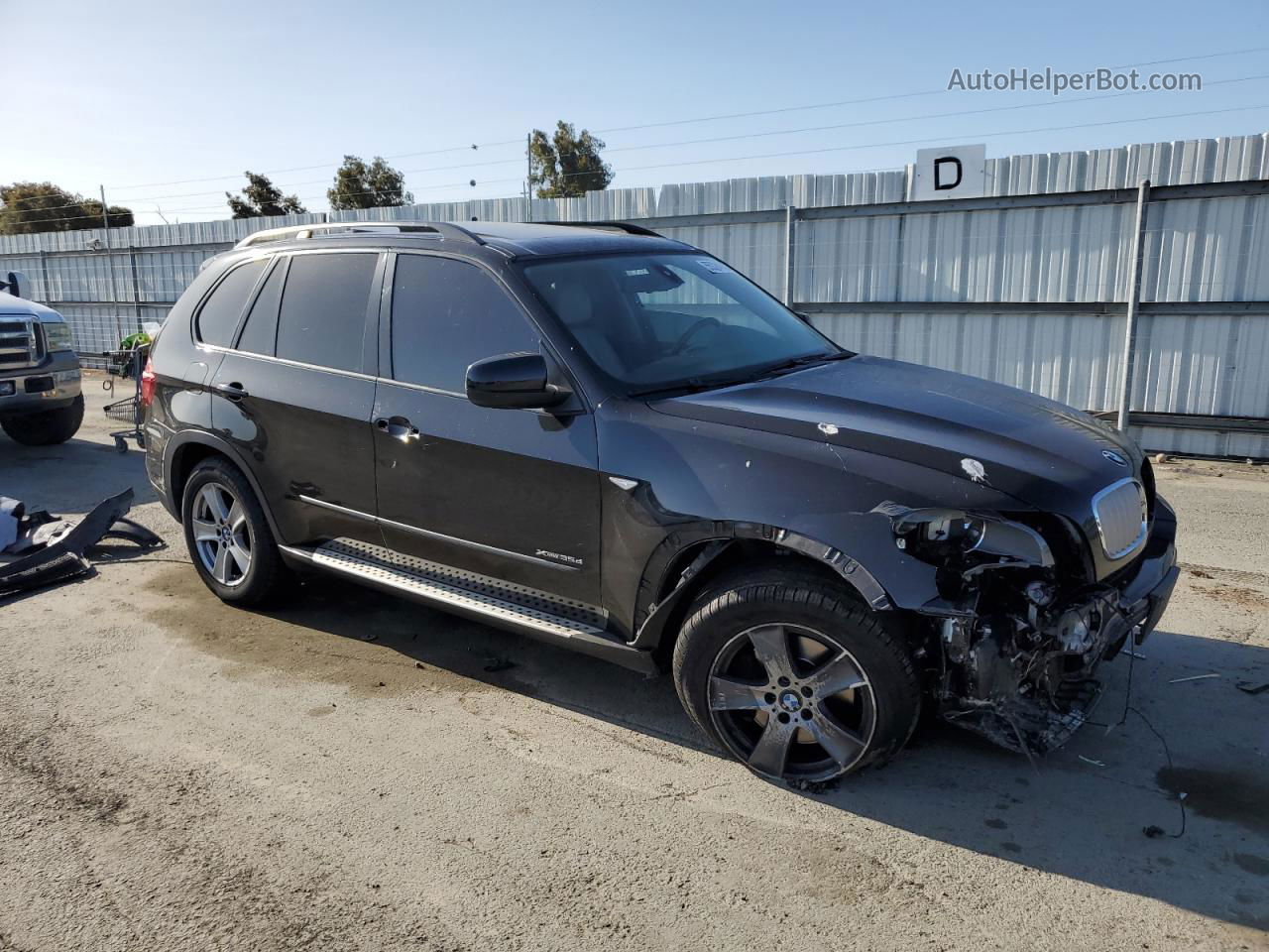 2011 Bmw X5 Xdrive35d Black vin: 5UXZW0C52BL661929