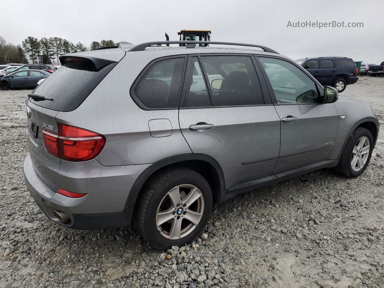 2012 Bmw X5 Xdrive35d Gray vin: 5UXZW0C52CL665626