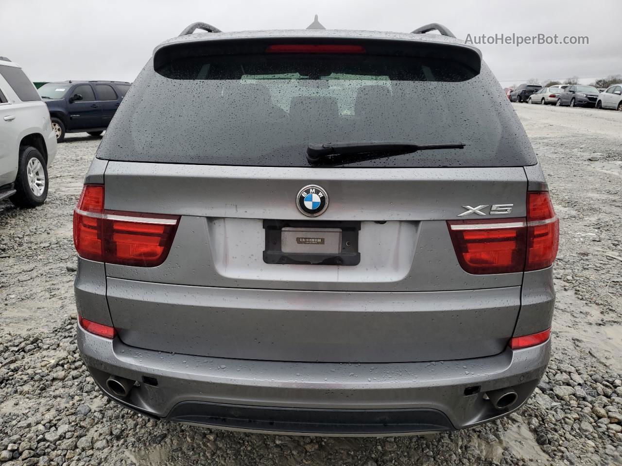 2012 Bmw X5 Xdrive35d Gray vin: 5UXZW0C52CL665626