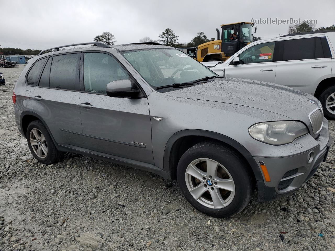 2012 Bmw X5 Xdrive35d Gray vin: 5UXZW0C52CL665626