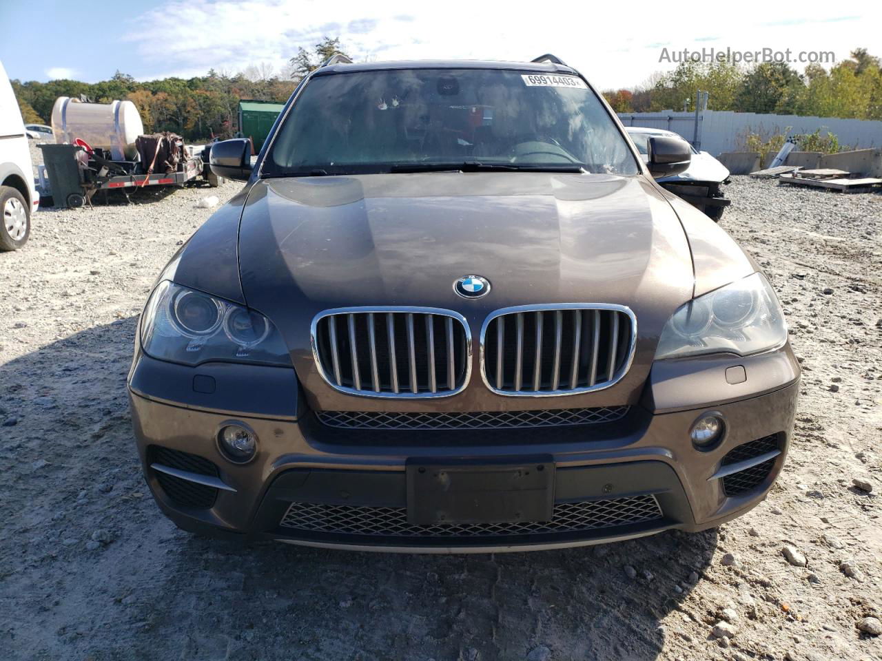 2012 Bmw X5 Xdrive35d Коричневый vin: 5UXZW0C52CL668395