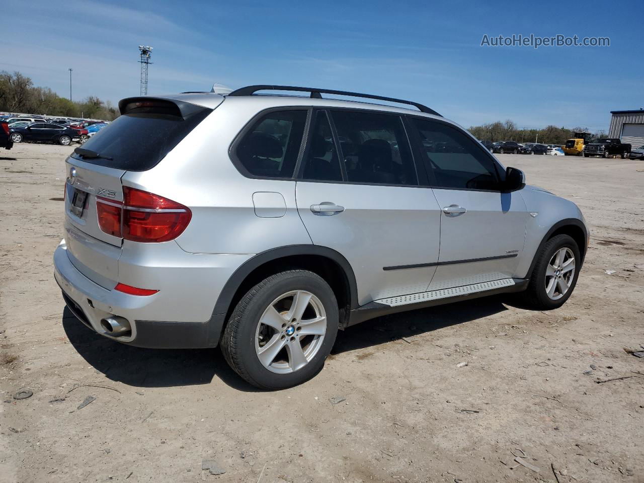 2012 Bmw X5 Xdrive35d Silver vin: 5UXZW0C52CL673810