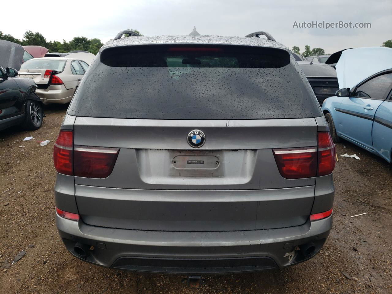 2011 Bmw X5 Xdrive35d Gray vin: 5UXZW0C53BL371957