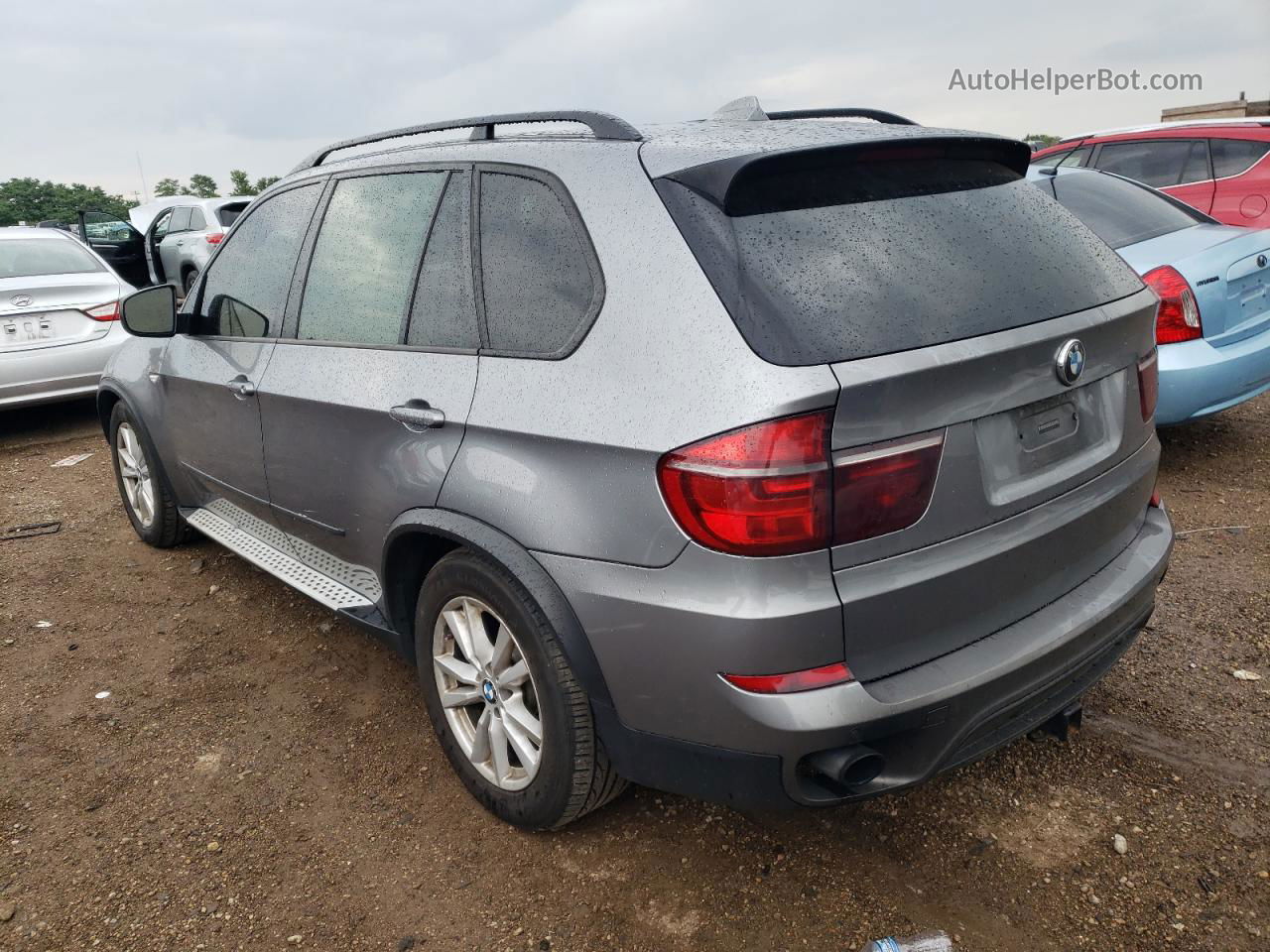 2011 Bmw X5 Xdrive35d Gray vin: 5UXZW0C53BL371957