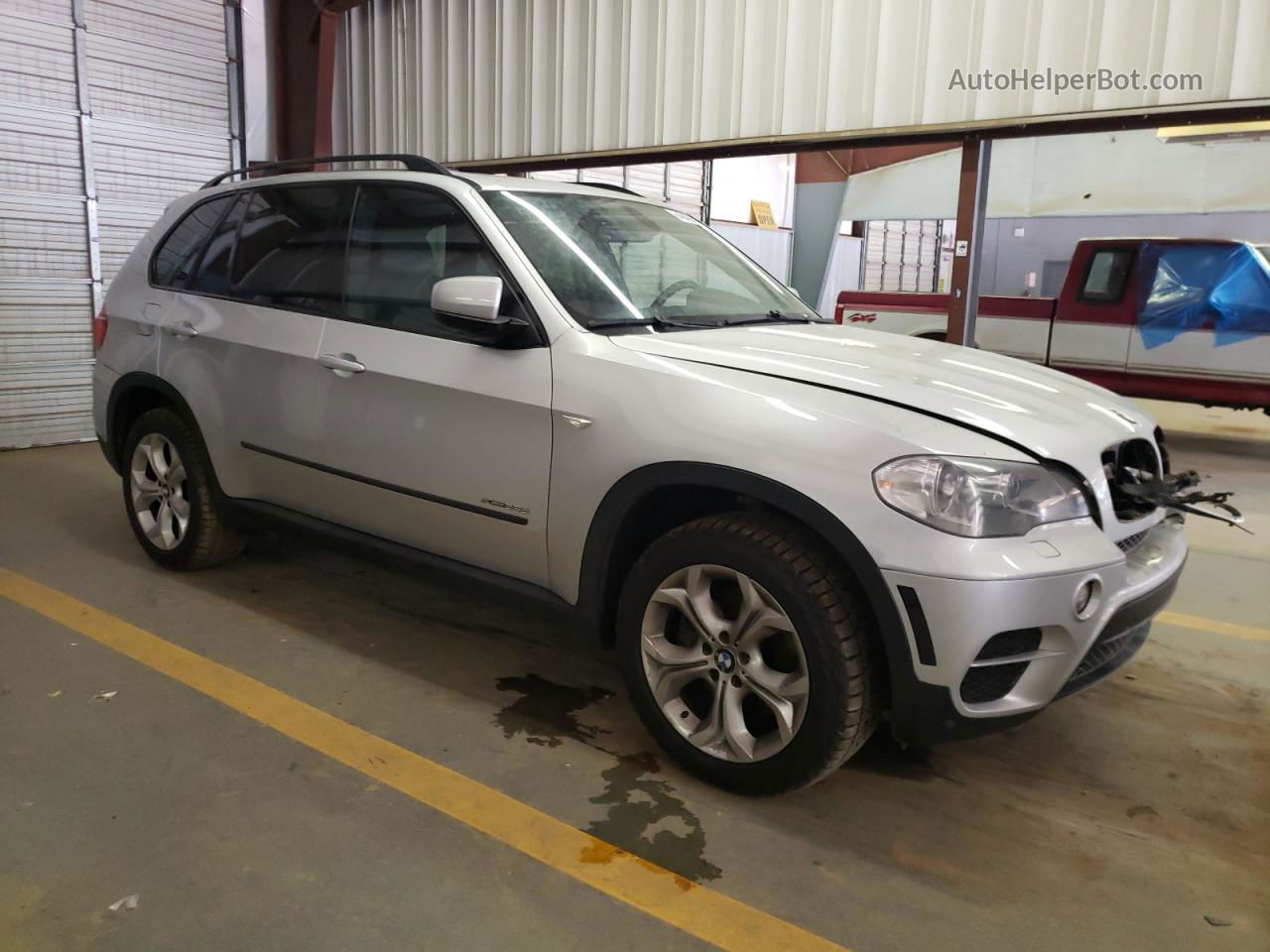 2011 Bmw X5 Xdrive35d Silver vin: 5UXZW0C53BL660434