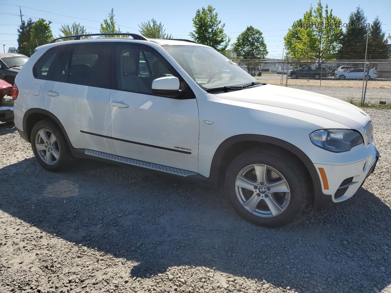 2011 Bmw X5 Xdrive35d White vin: 5UXZW0C53BL663074