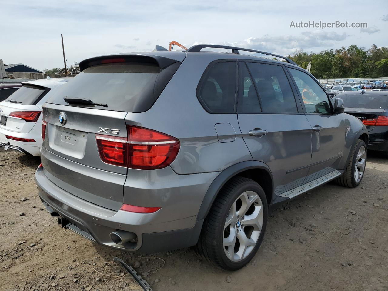 2012 Bmw X5 Xdrive35d Gray vin: 5UXZW0C53CL666154