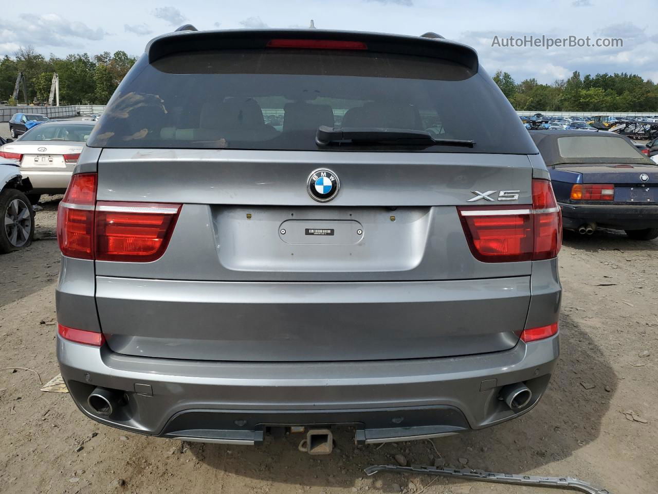 2012 Bmw X5 Xdrive35d Gray vin: 5UXZW0C53CL666154