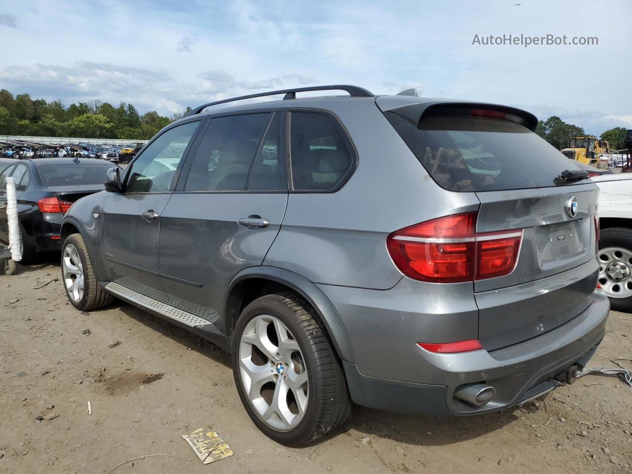 2012 Bmw X5 Xdrive35d Gray vin: 5UXZW0C53CL666154