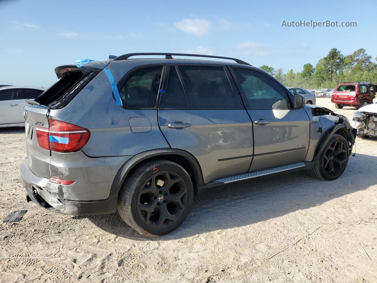 2012 Bmw X5 Xdrive35d Gray vin: 5UXZW0C53CL671760