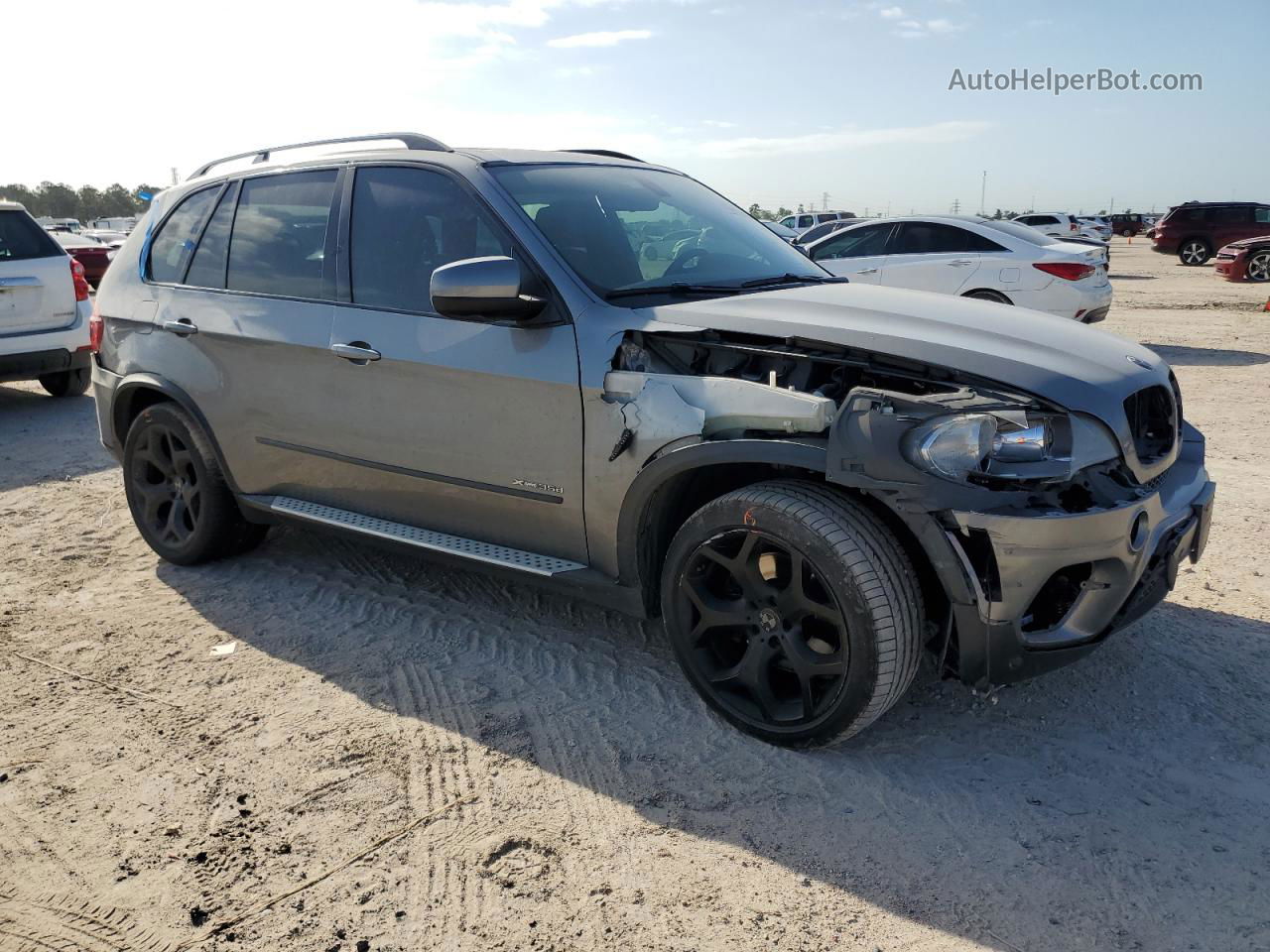 2012 Bmw X5 Xdrive35d Gray vin: 5UXZW0C53CL671760