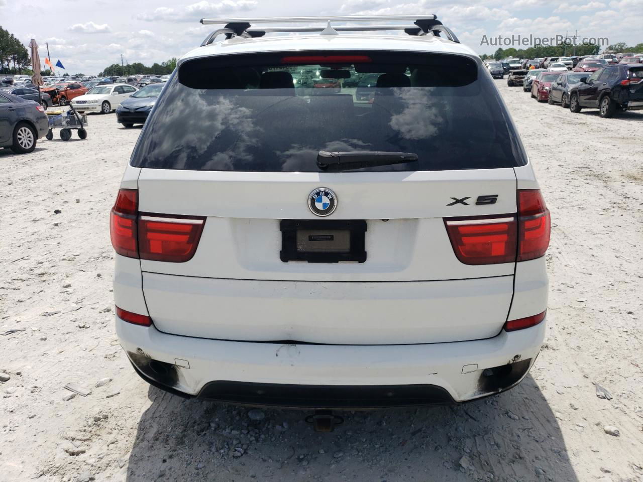 2012 Bmw X5 Xdrive35d White vin: 5UXZW0C53CL674111