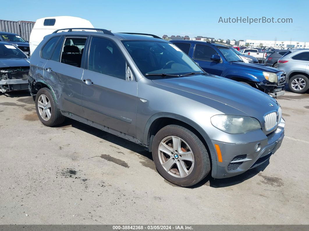 2011 Bmw X5 Xdrive35d Gray vin: 5UXZW0C54BL368503