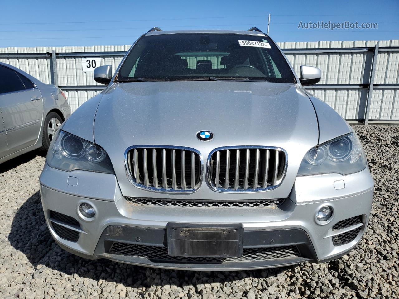 2011 Bmw X5 Xdrive35d Silver vin: 5UXZW0C54BL656067