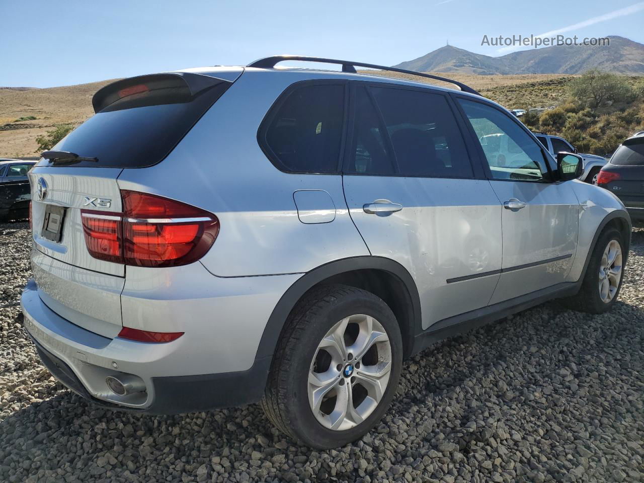 2011 Bmw X5 Xdrive35d Silver vin: 5UXZW0C54BL656067