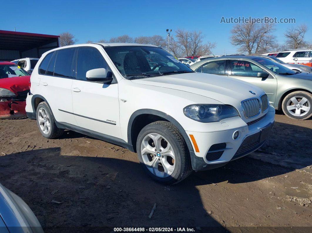 2011 Bmw X5 Xdrive35d White vin: 5UXZW0C54BL657865