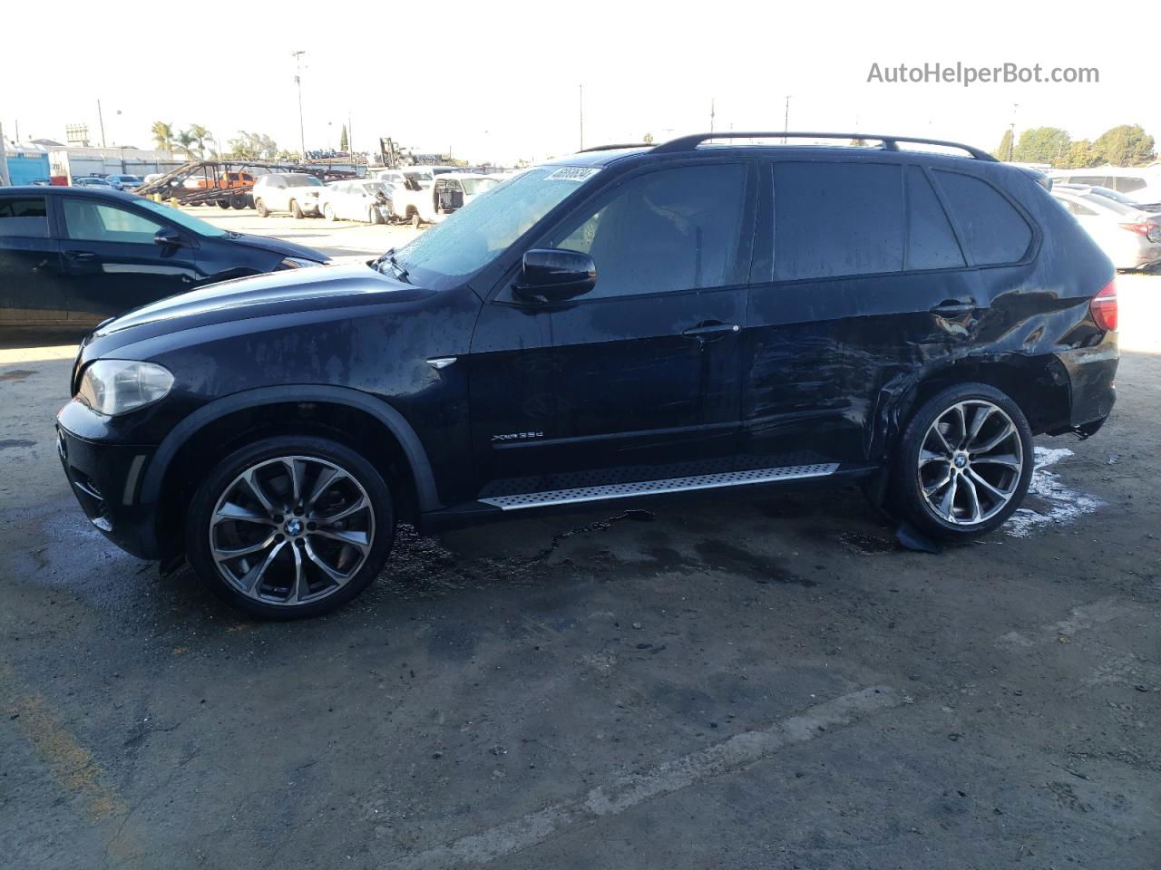 2012 Bmw X5 Xdrive35d Black vin: 5UXZW0C54C0B88461