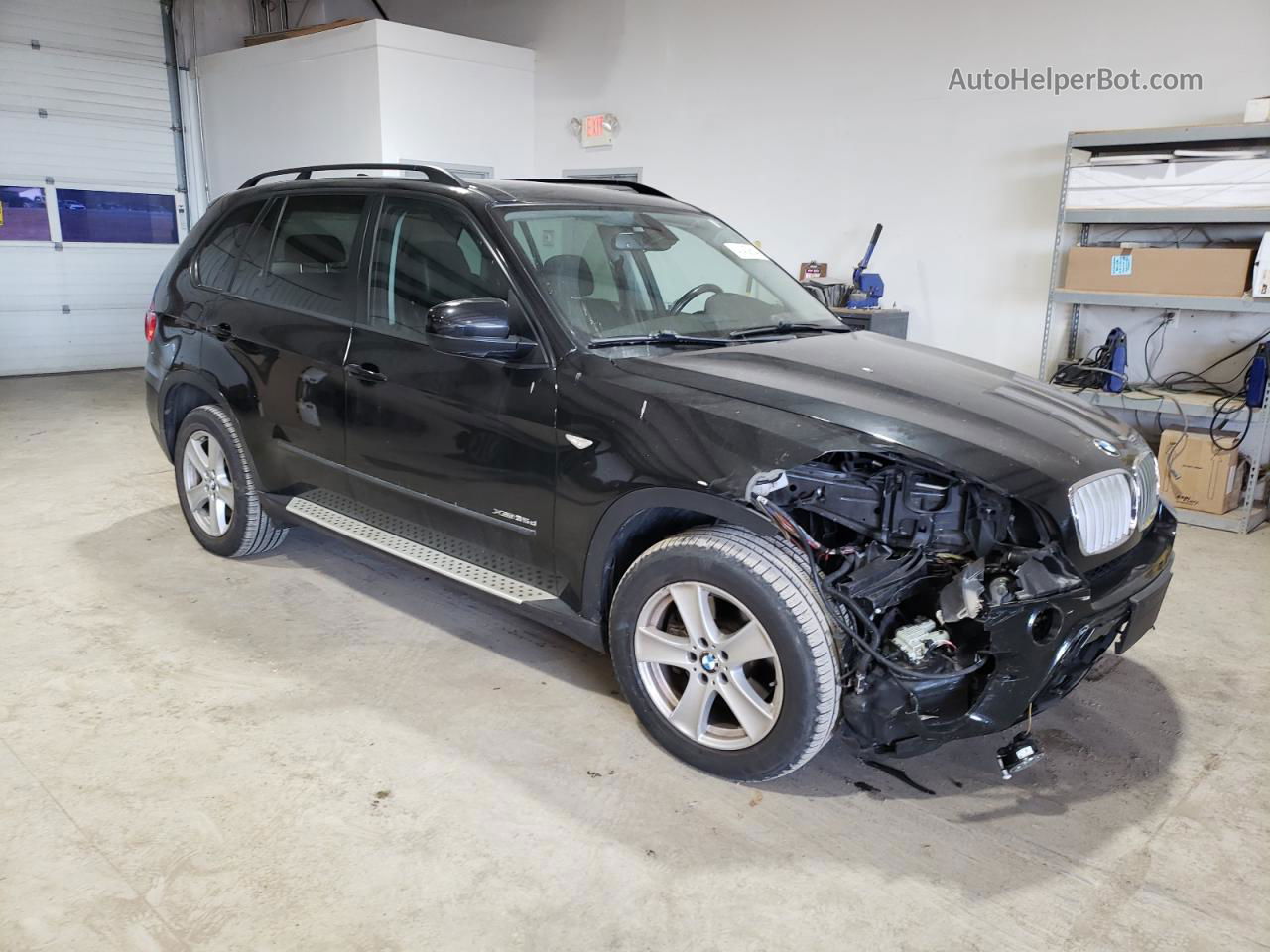 2012 Bmw X5 Xdrive35d Черный vin: 5UXZW0C54CL664963