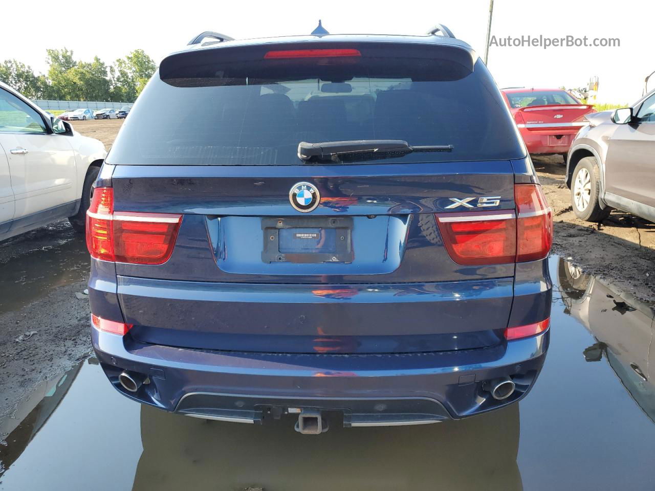 2012 Bmw X5 Xdrive35d Blue vin: 5UXZW0C54CL669208