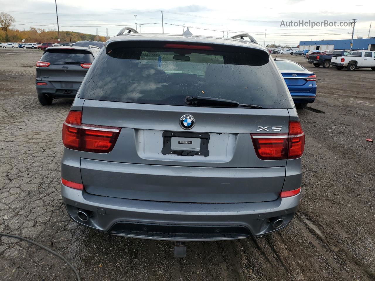 2012 Bmw X5 Xdrive35d Silver vin: 5UXZW0C54CL673257