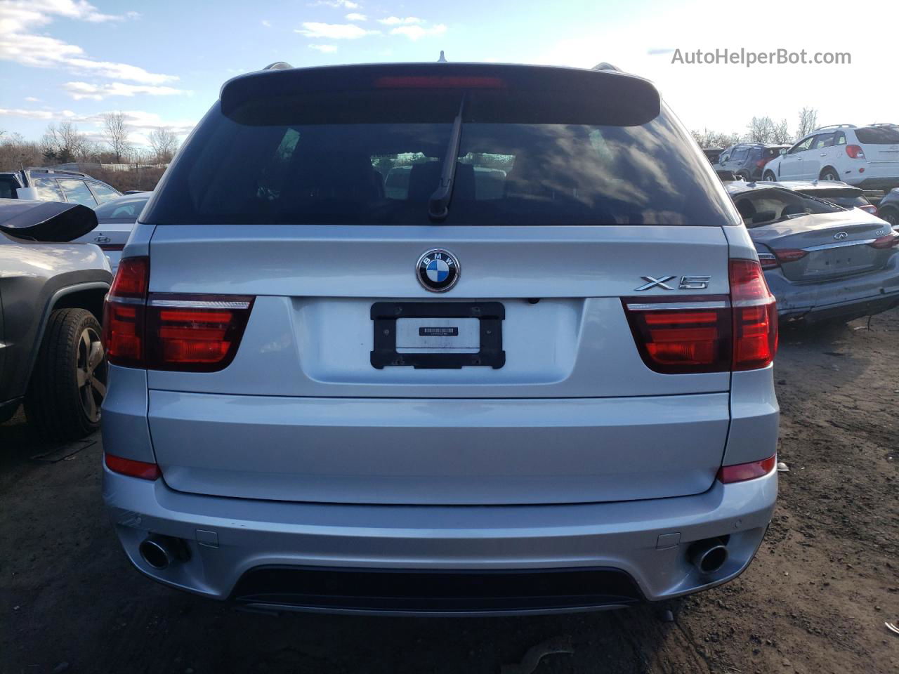 2012 Bmw X5 Xdrive35d Gray vin: 5UXZW0C54CL674666