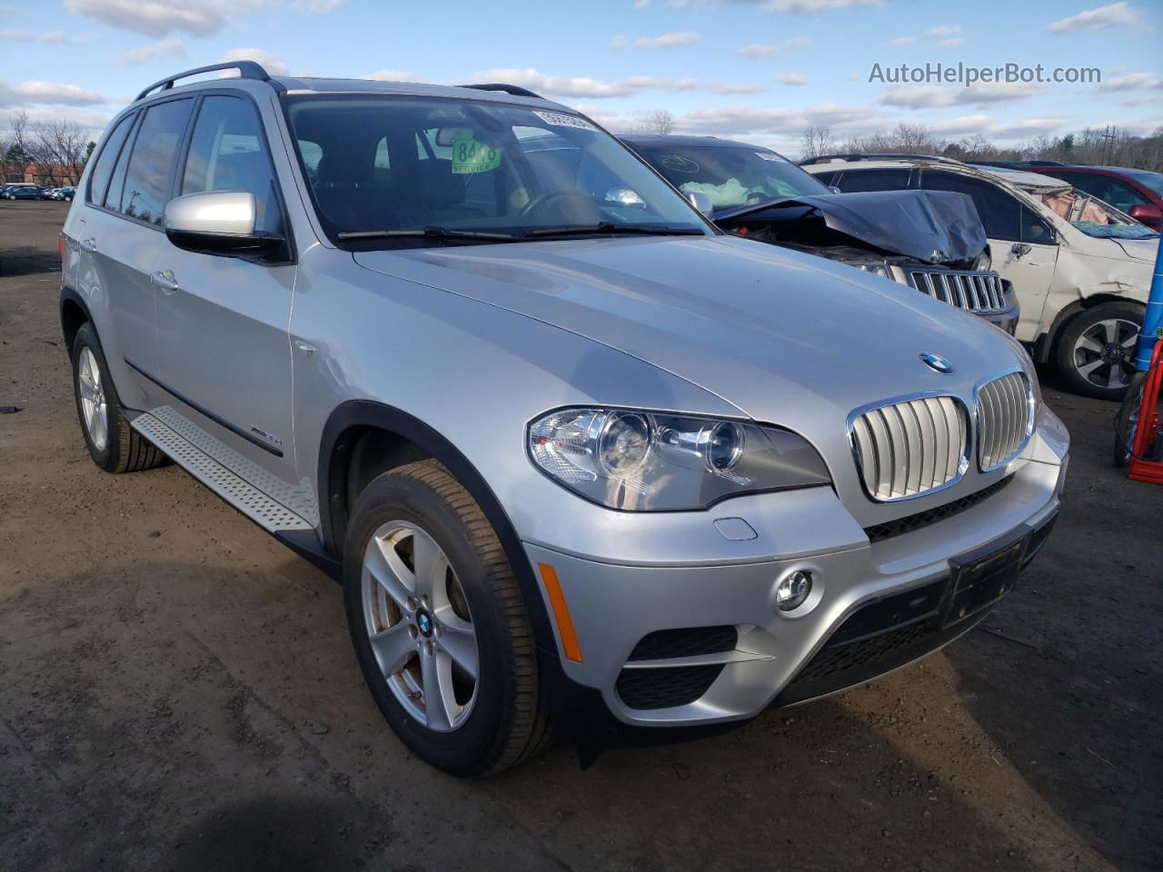 2012 Bmw X5 Xdrive35d Gray vin: 5UXZW0C54CL674666