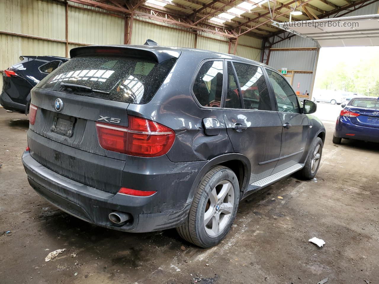 2011 Bmw X5 Xdrive35d Gray vin: 5UXZW0C55BL370681