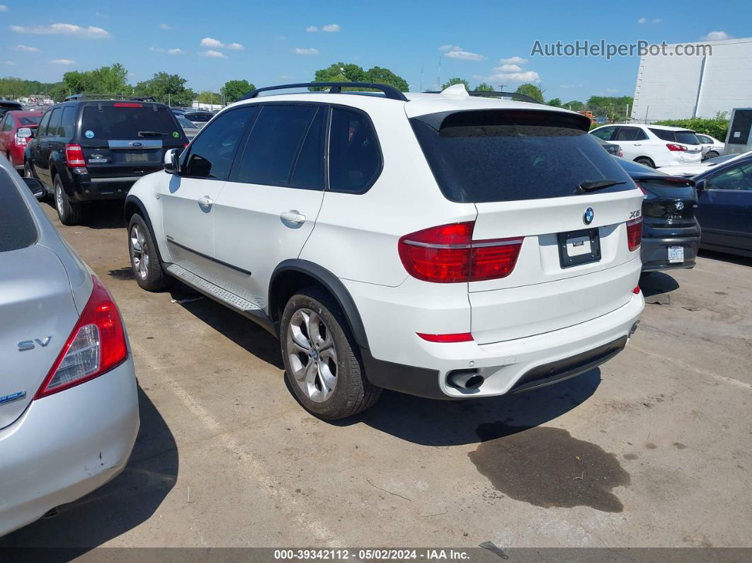 2012 Bmw X5 Xdrive35d White vin: 5UXZW0C55CL664566