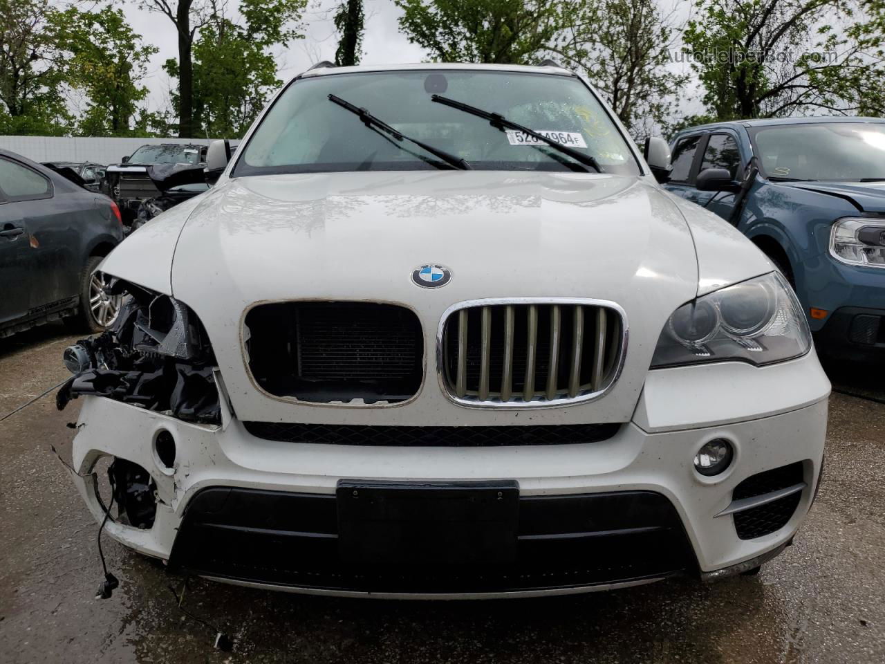 2012 Bmw X5 Xdrive35d White vin: 5UXZW0C55CL666785