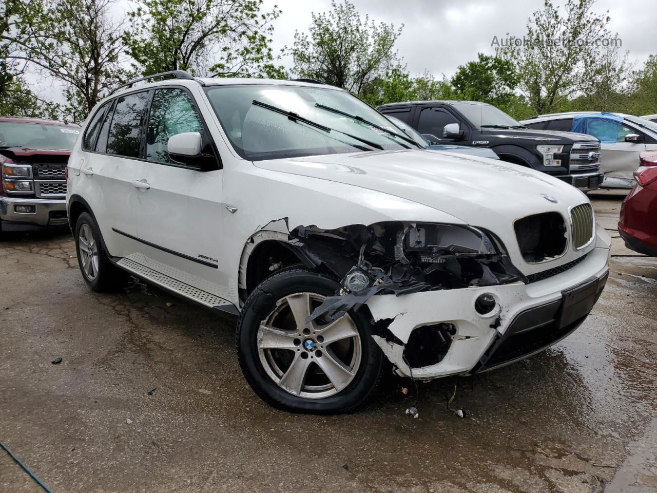 2012 Bmw X5 Xdrive35d White vin: 5UXZW0C55CL666785