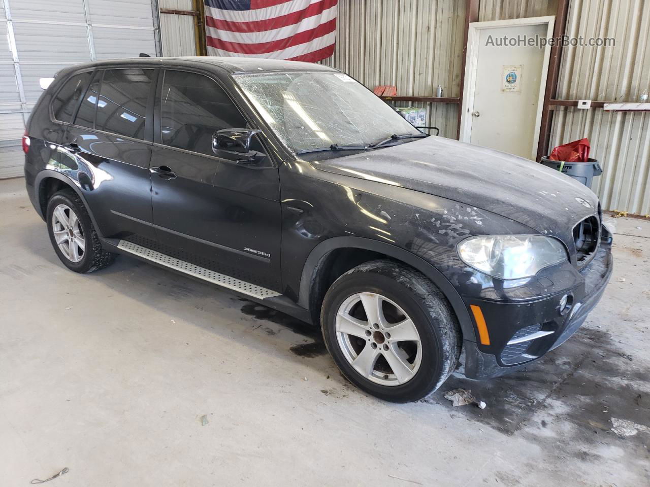 2011 Bmw X5 Xdrive35d Black vin: 5UXZW0C56BL371130