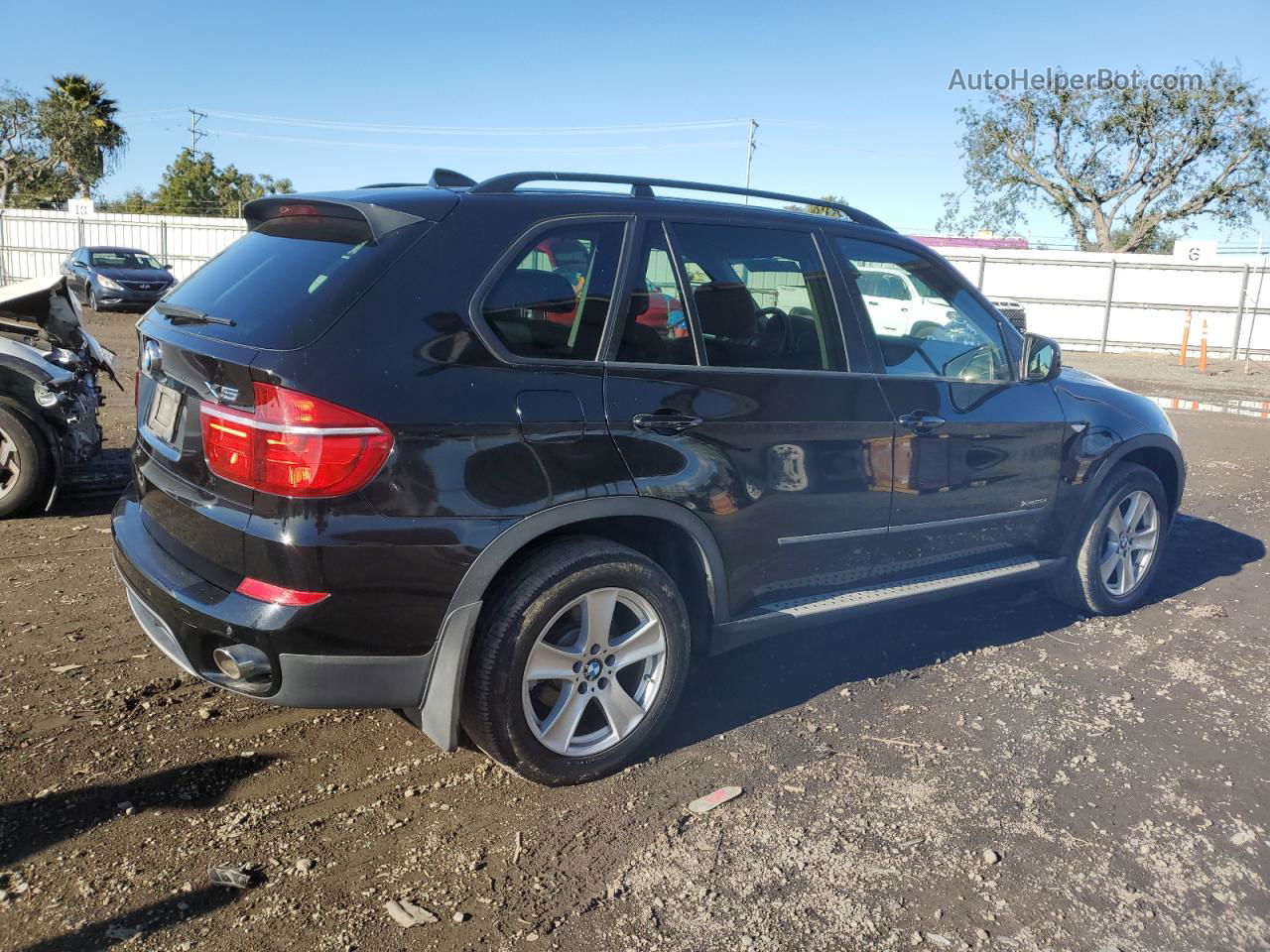 2011 Bmw X5 Xdrive35d Black vin: 5UXZW0C56BL662579