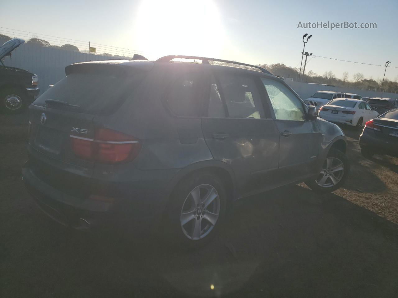 2012 Bmw X5 Xdrive35d Gray vin: 5UXZW0C56CL668576