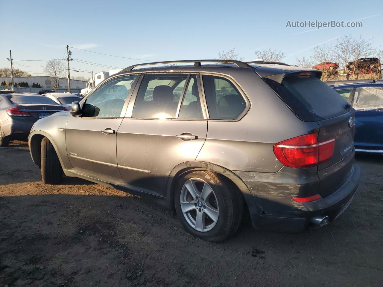 2012 Bmw X5 Xdrive35d Gray vin: 5UXZW0C56CL668576